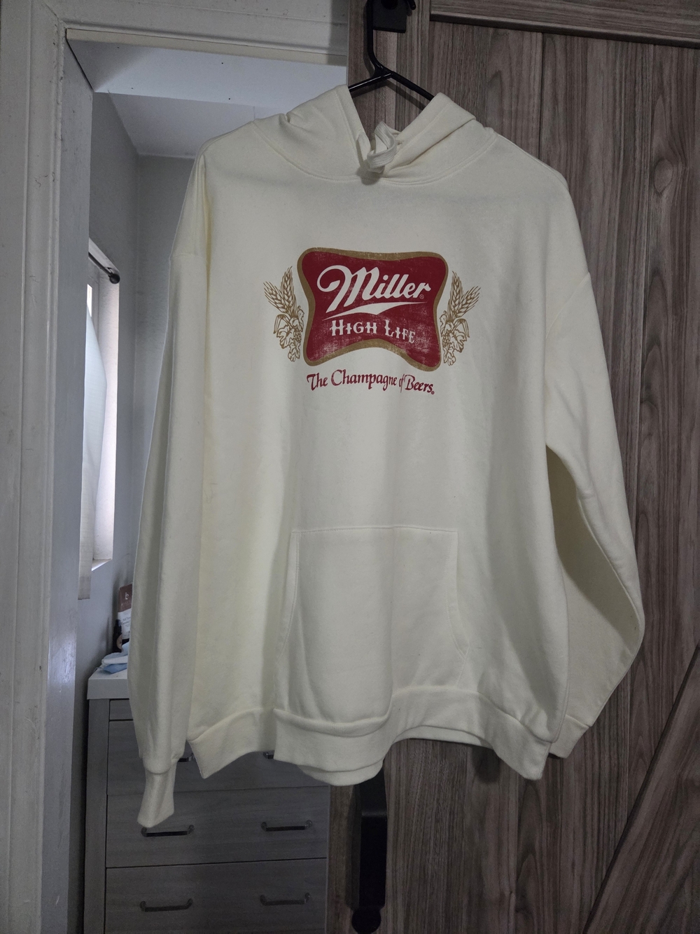 Miller High Life Cream Crewneck Hoodie for Men